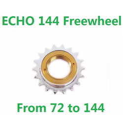 [ FREE shipping ] ECHO TI 144 Splined and Screw-on Freewheel for Bike Trials