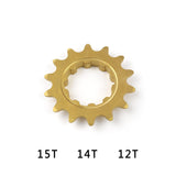 [ FREE shipping ] ECHO TI Splined and Threaded Cog Sprocket for BikeTrials
